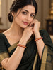 Gold Plated Traditional Red Pola Bangle Set