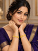 Gold Plated Festive V-Shaped Bangle Set