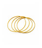 Gold Plated Daily Wear Bangles Set for Women DBG2510