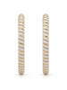 Gold Plated White Spiral Sankha Bangle Set