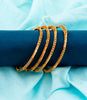 Gold Plated Traditional Enamel Bangle Set