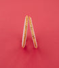 Gold Plated Twisted White Pola Bangle Set