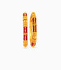 Gold Plated Wedding Red Temple Pola Bangle Set