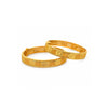 gold plated textured geometric bangles DCC1017