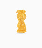 Gold Plated Wedding Floral Wave Chur Single Bangle