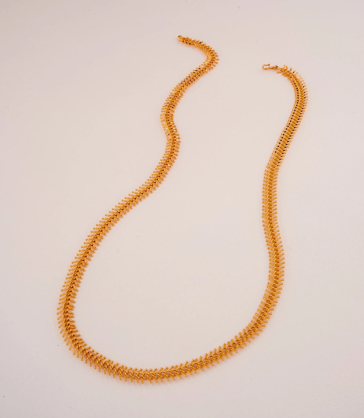 Gold Plated Jasmine Bud Leaf Chain