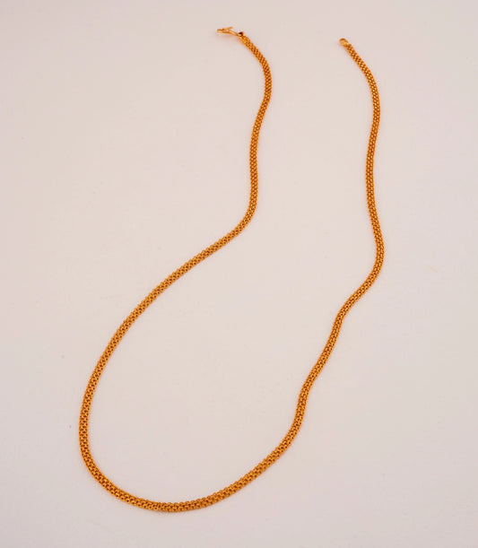 Gold Plated Elegant Mesh-Style Chain