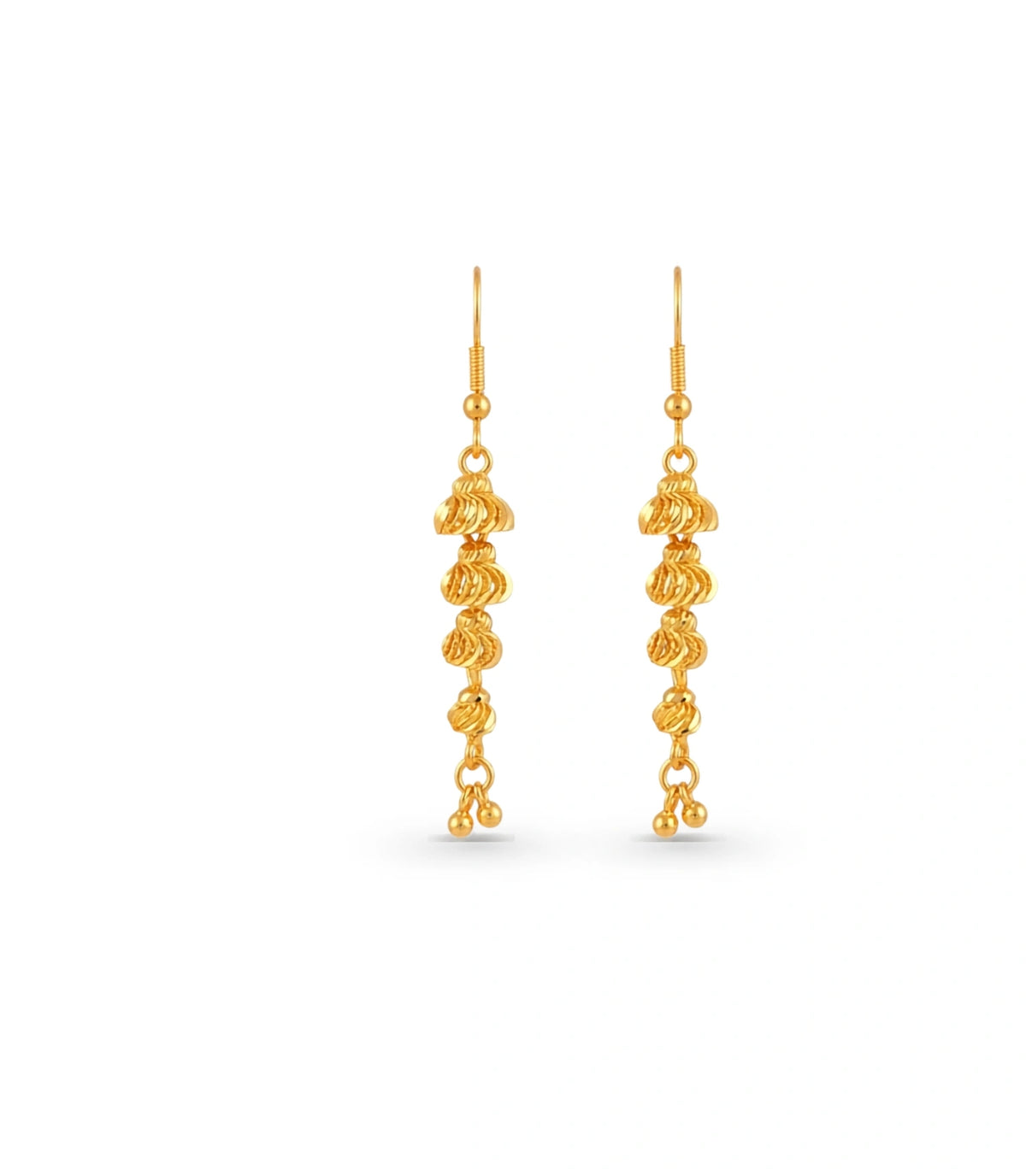 Gold Plated Designer Dangler Earrings