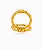 Gold Plated Wedding Twisted Rope Kada