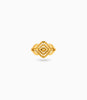 Gold Plated Traditional Eye Shaped Finger Ring