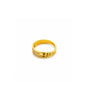 Gold Plated Dual-Row Heart Motif Finger Ring