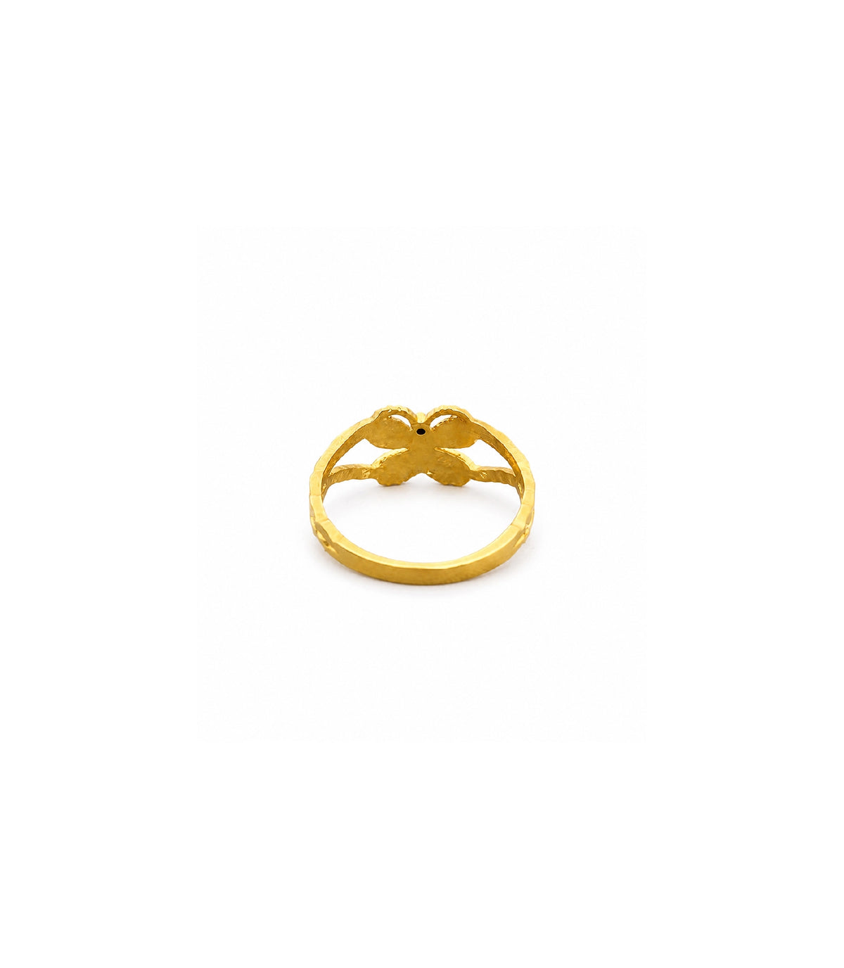 Gold Plated Delicate Butterfly Finger Ring