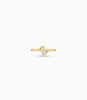Gold Plated Party Simple Oval AD Finger Ring
