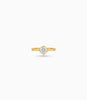 Gold Plated Classic Round Solitaire Finger Ring