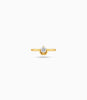 Gold Plated Tulip Base Solitaire Ring