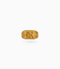 Gold Plated Wedding Square Finger Ring Men