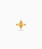 Gold Plated Textured Marquise Floral Finger Ring