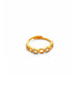 Gold Plated Adjustable Infinity AD Finger Ring