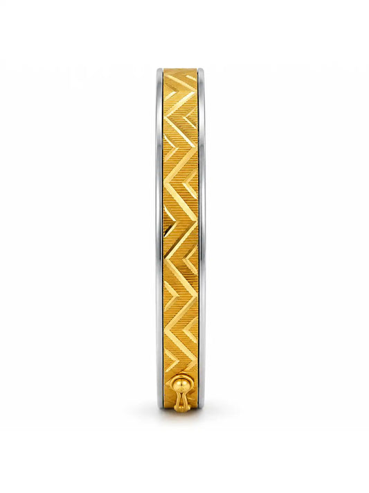 Gold Plated Traditional Grace Single Bangle