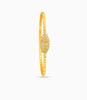 Gold Plated Textured Single Bangle