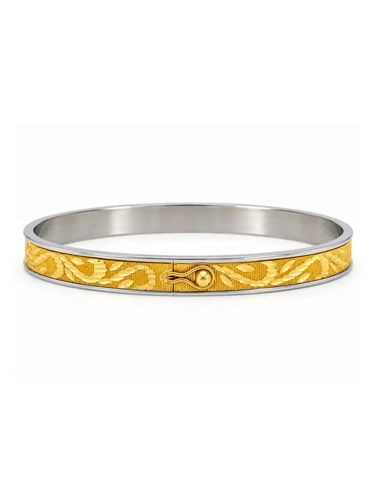 Gold Plated Timeless Beauty Single Bangle