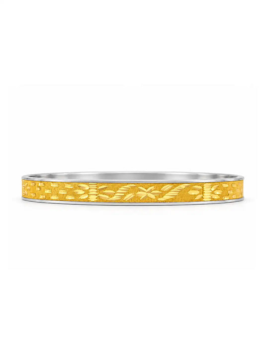 Gold Plated Royal Grace Single Bangle