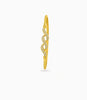 Gold Plated Spiral Radiance AD Single Bangle