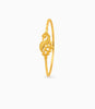 Gold Plated Peacock Touch Single Bangle
