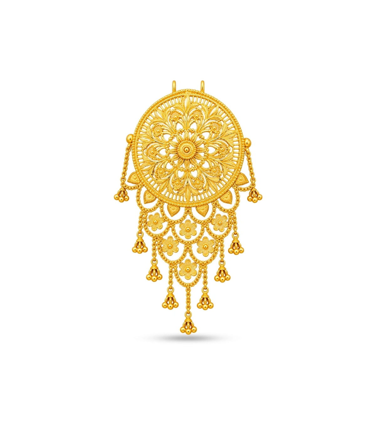 Gold Plated Traditional Hair Brooch