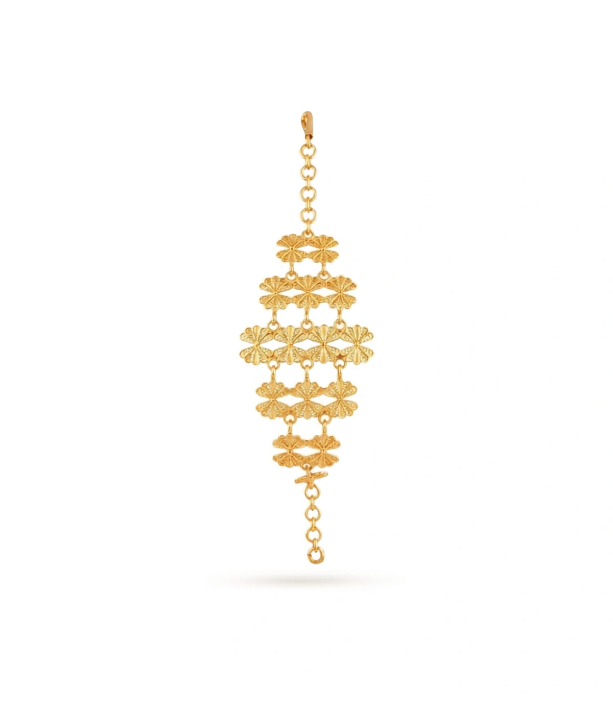 Gold Plated Delicate Floral Mantasha