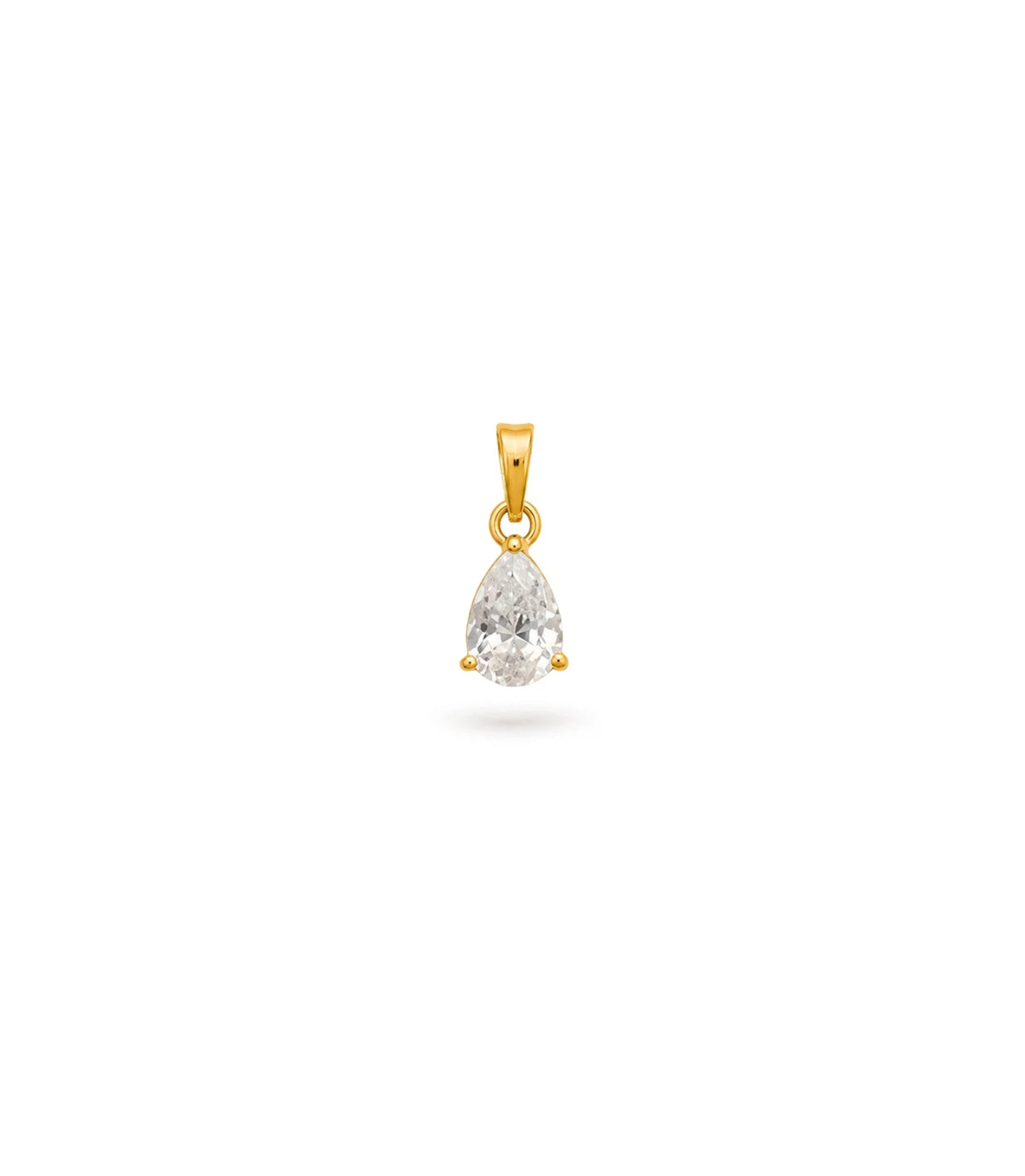 Gold Plated Pear AD Pendant