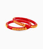 Gold Plated Classic Pola Bangle Set