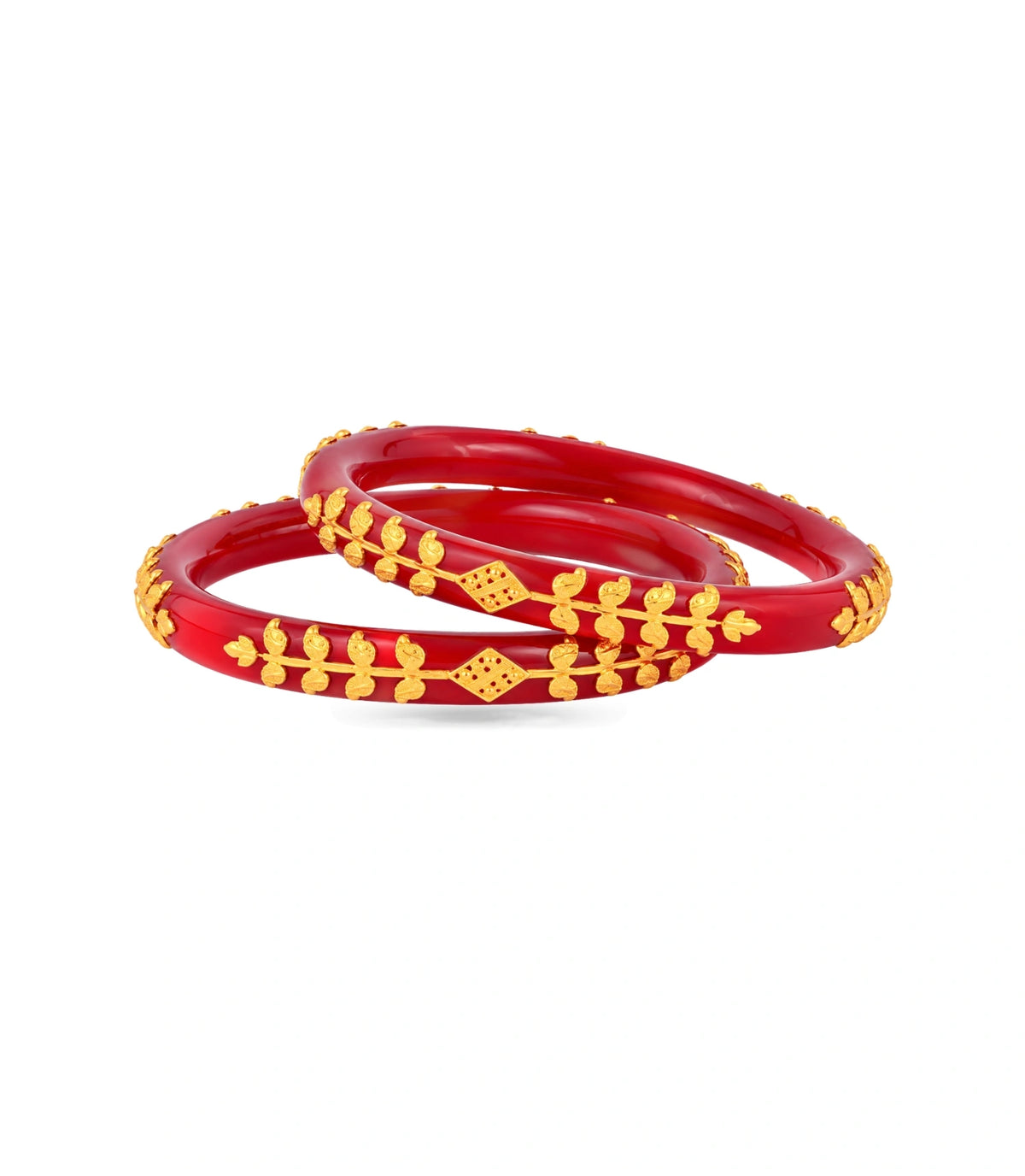 Gold Plated Heritage Pola Bangle Set