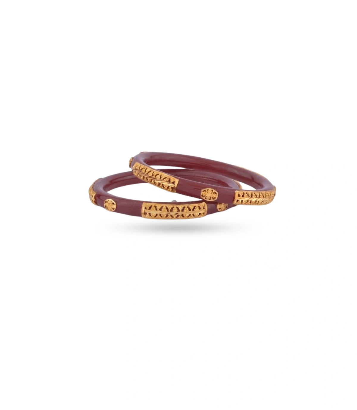 Gold Plated Comfortable Pola Bangle Set