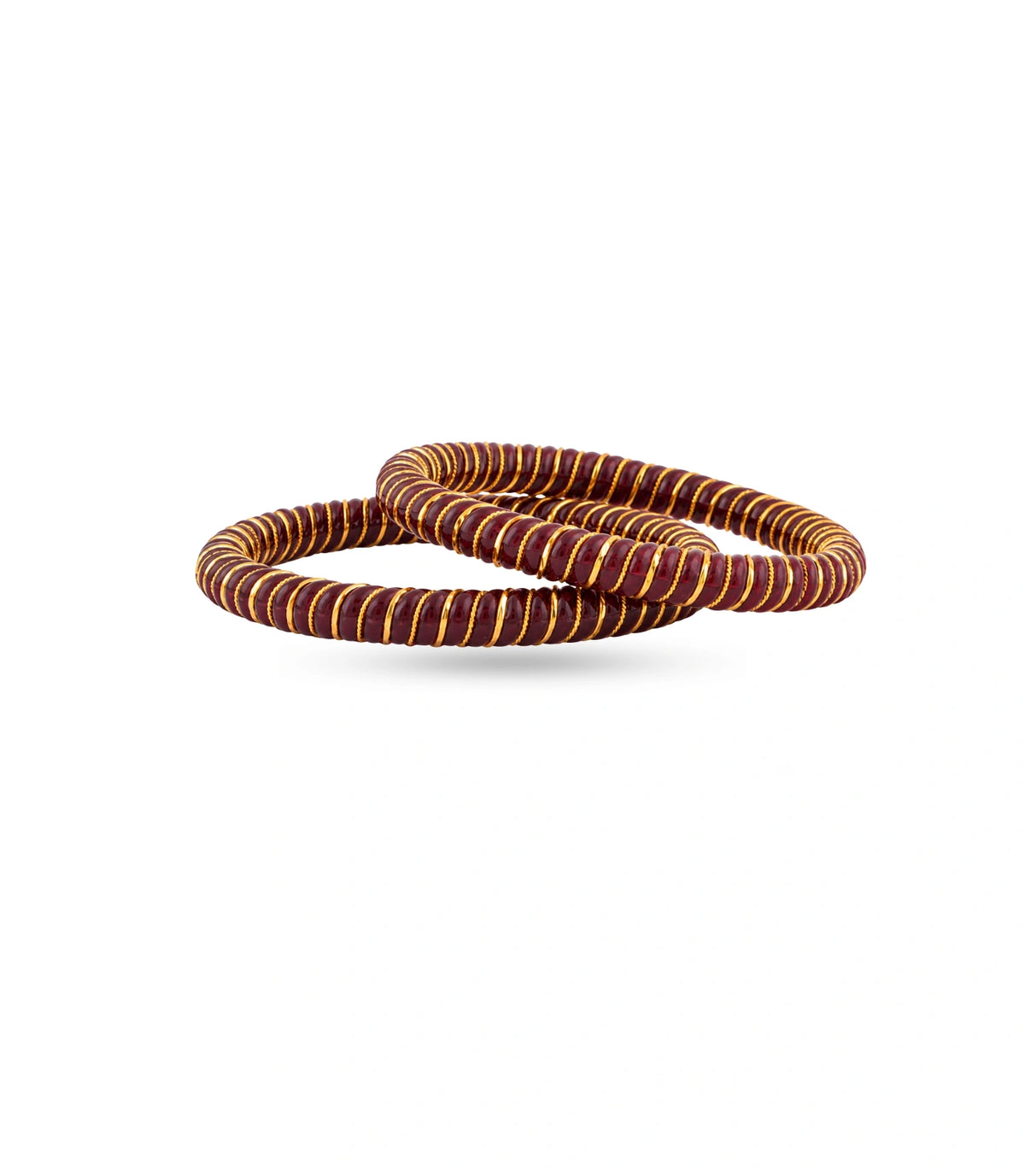 Gold Plated Versatile Pola Bangle Set