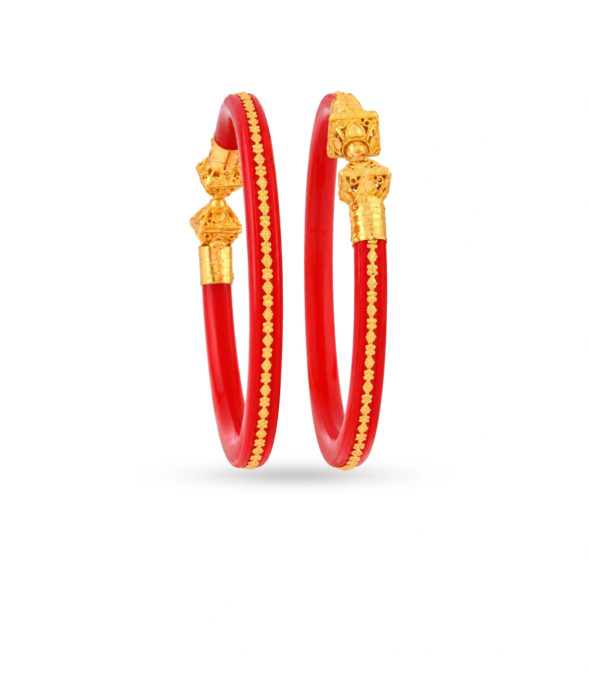 Gold Plated Bengali Heritage Pola Bangle Set