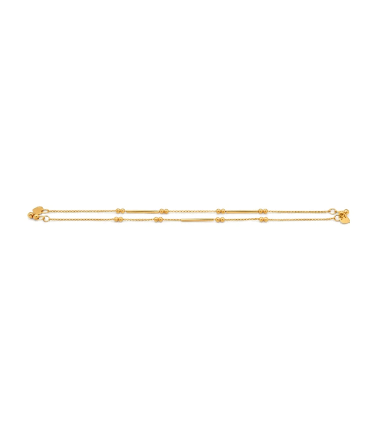 Gold Plated Everyday Chain Ball Anklet