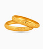 Gold Plated Contemporary Bangle Set