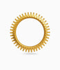 Gold Plated Sunburst Bangle Set