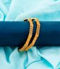 Gold Plated Golden Aura Bangle Set