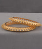 Gold Plated Refined Bangle Set