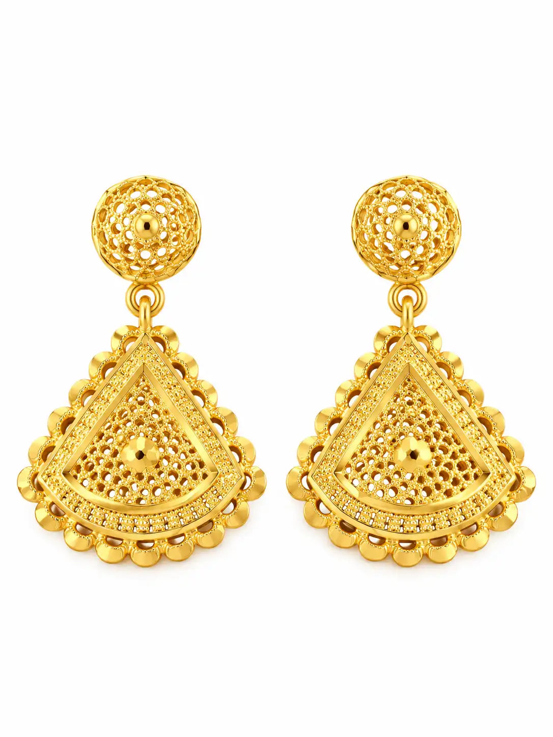 Gold Plated Wedding Filigree Choker Set