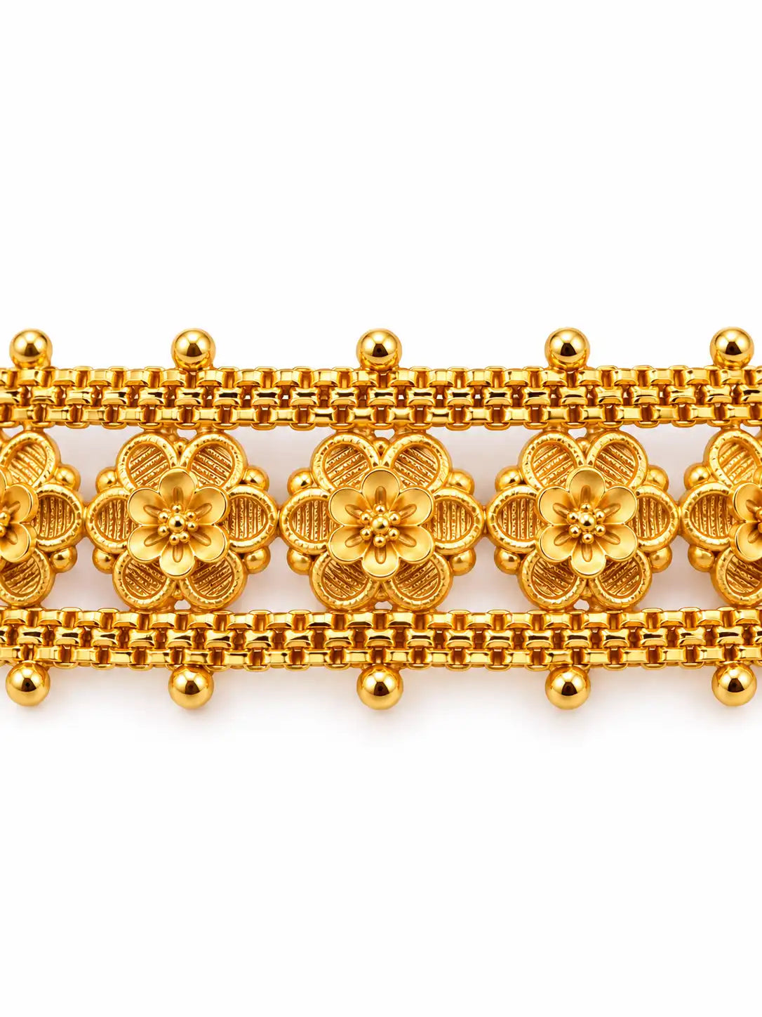 Gold Plated Delicate Floral Bloom Choker