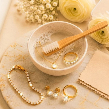 Cleaning Tips to Keep Your AD Jewellery Sparkling