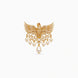 Gold Plated Majestic Pearl Eagle AD Brooch