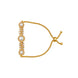 Gold Plated Pearl Opulent Bolo Bracelet