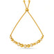 Gold Plated Radiant Bolo Bracelet