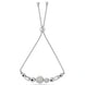 Rhodium Plated Majestic Bolo Bracelet