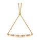 Gold Plated Pearl Royal Bolo Bracelet
