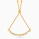 Gold Plated Pearl Glamour Bolo Bracelet